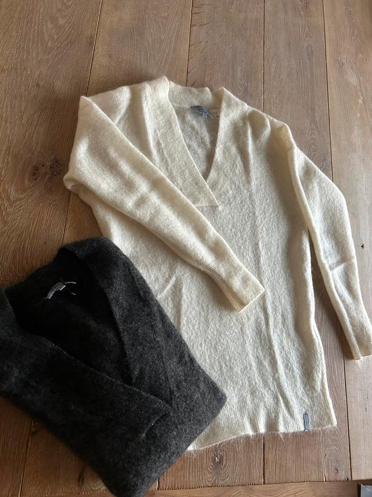 Silvercreek echt wollen trui, Kleding | Dames, Truien en Vesten, Zo goed als nieuw, Maat 38/40 (M), Grijs, Ophalen