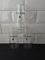 IRISH COFFEE glazen met handvat, groen letters, 3 stuks (47), Verzamelen, Ophalen of Verzenden, Zo goed als nieuw, Borrel- of Shotglas