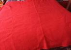 Mooie  rode wollen deken te koop, Huis en Inrichting, Slaapkamer | Beddengoed, Gebruikt, Eenpersoons, Ophalen of Verzenden, Deken of Dekbed
