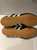 Adidas boksschoen maat 9,5/44 zwart, Ophalen of Verzenden, Gebruikt, Boksschoenen