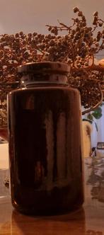 Vintage, bruine blokvaas.
West- germany., Overige kleuren, Aardewerk of Porselein, Ophalen of Verzenden, Zo goed als nieuw