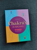 Kaartendeck chakra's in balans, Boeken, Esoterie en Spiritualiteit, Ophalen of Verzenden, Zo goed als nieuw, Tarot of Kaarten leggen