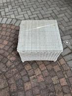 tk rieten bijzet tafeltje 55x55, Huis en Inrichting, Tafels | Eettafels, Ophalen, 50 tot 100 cm, Vierkant, 50 tot 100 cm