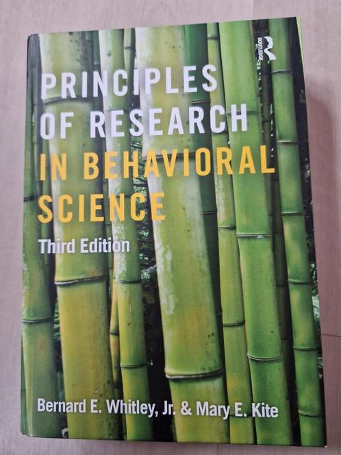 Principles of Research in Behavioral Science, Boeken, Studieboeken en Cursussen, Nieuw, WO, Gamma, Ophalen of Verzenden