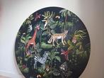 Muurcirkel jungledieren, Huis en Inrichting, Woonaccessoires | Wanddecoraties, Ophalen, Zo goed als nieuw