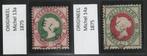 HELGOLAND - HELIGOLAND - Michel 13a - 14a originelen 1875, Ophalen of Verzenden, Duitse Keizerrijk, Gestempeld