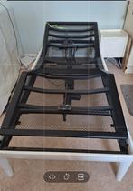 auping Essential +3M  spiraal m draadloze afstandsbe, Huis en Inrichting, Slaapkamer | Bedden, Ophalen, Eenpersoons, Wit, 80 cm