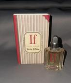 Volle parfum mini - Sorelle fontana if + doosje, Verzamelen, Ophalen of Verzenden, Zo goed als nieuw, Miniatuur, Gevuld