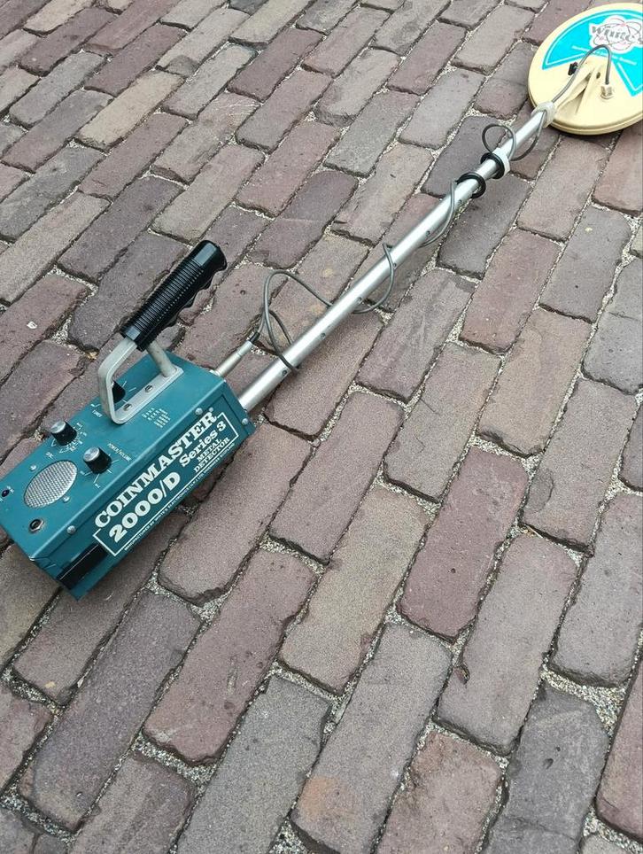 Coinmaster 2000/D Metaaldetector - Vintage, Hobby en Vrije tijd, Metaaldetectors, Gebruikt, 30 cm of minder, White's, Discriminatie metaaldetectie
