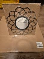 Zwarte spiegel in bloemvorm, Ophalen of Verzenden, Nieuw, Minder dan 50 cm, Minder dan 100 cm