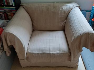 Fauteuil zandkleur landelijk ZGAN beschikbaar voor biedingen
