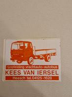 658 DAF Vrachtwagen Sticker Kees van Iersel, Verzamelen, Ophalen of Verzenden, Gebruikt