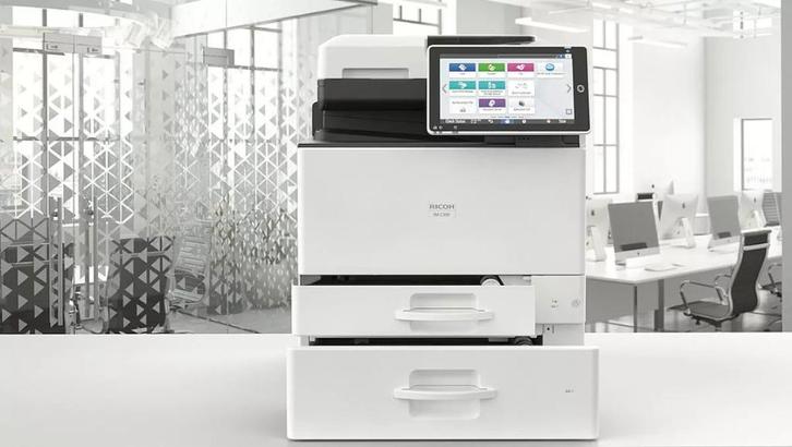 Ricoh IM C300, Computers en Software, Printers, Refurbished, All-in-one, Laserprinter, Kleur printen, Kopieren, Mailen, Scannen