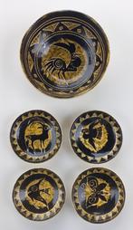 De Gats, pottenbakkerij. Vintage pindaset; aardewerk, Ophalen of Verzenden