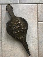 Antieke blaasbalg van koper met afbeelding, Antiek en Kunst, Antiek | Koper en Brons, Ophalen of Verzenden, Koper