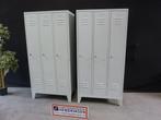 Stalen locker / 3-deurs kledinglocker / Vintage kledingkast, Handelsonderneming Hendriksen, Vintage, Ophalen of Verzenden, Info@stellingopkoper.nl