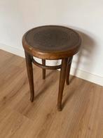 Antieke kruk met art deco afbeelding, Ophalen of Verzenden, Gebruikt