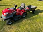 Zitmaaier Castelgarden XDC 140 HD incl. Kar en Strooiwagen, Ophalen, Zo goed als nieuw