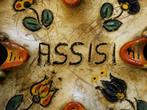 Uniek vide poche met als opschrift Assisi Deruta keramiek, Antiek en Kunst, Ophalen of Verzenden