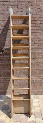 Houten vlizotrap 2 delig, Ophalen, Gebruikt, 2 tot 4 meter