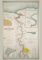 Grote landkaart van Suriname - zeldzaam POSTERFORMAAT!, Ophalen of Verzenden, 1800 tot 2000, Wereld, Landkaart