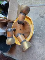 Vintage jaren 70 plafond spots, Huis en Inrichting, Lampen | Spots, Ophalen, Gebruikt