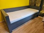 Woood Kajuit Bed Staalgrijs met Matras en Lade, Ophalen, 90 cm, Eenpersoons, Zo goed als nieuw