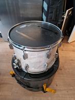 Vintage marching snare (14" snom) pearl white wrap, Ophalen of Verzenden, Gebruikt, Overige merken