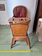Antieke Poppenstoel met Rode Zitting, Antiek en Kunst, Antiek | Speelgoed, Ophalen of Verzenden