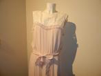 Blumarine schattige jurk open werk boven plooi roze IT 46, Verzenden, Zo goed als nieuw, Knielengte, Roze