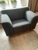 Antraciet fauteuil / Loveseat, Ophalen, Gebruikt, 75 tot 100 cm, 100 tot 125 cm