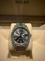 Rolex Datejust 41 Nieuwstaat Jubile Rhodium VVS, Staal, Polshorloge, Nieuw, Ophalen of Verzenden