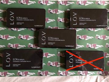 NIEUW 4 x L.O.V Loviconyx oogschaduw palet cashmere touch beschikbaar voor biedingen
