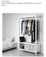 IKEA HEMNES Open kledingkast - Stijlvol en praktisch!, Ophalen, Met plank(en), 100 tot 150 cm, Zo goed als nieuw