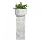 Zuil - Plantenzuil grijs gevlamd 100x27x27 cm (nieuw), Niet ingevuld, Nieuw, Niet ingevuld, Niet ingevuld