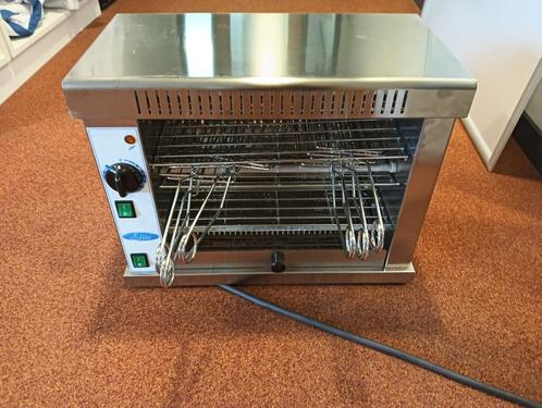 Elite grill Tosti apparaat RVS 6 Klemmen, Huis en Inrichting, Keuken | Keukenbenodigdheden, Zo goed als nieuw, Ophalen