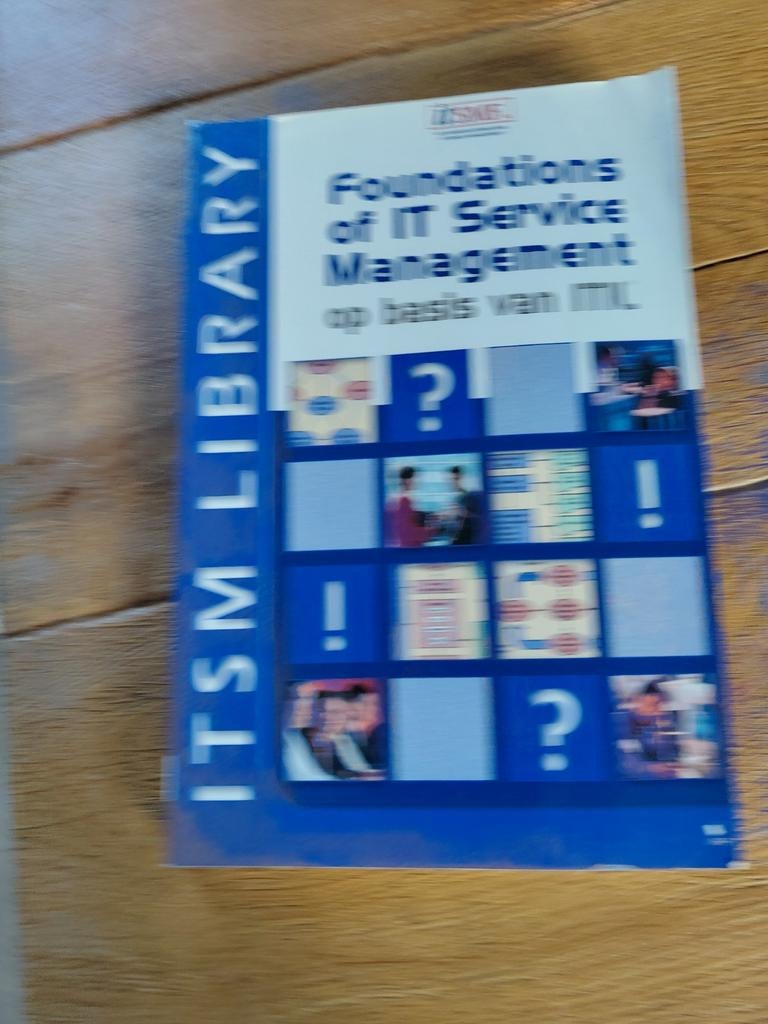 ITIL Service Management Boek - Foundations, Boeken, Zo goed als nieuw, ITSMF, Beta, HBO