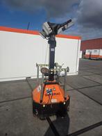 Lichtmast handgelierd 4x150W, Ophalen, Gebruikt, Met statief, Lamp met armatuur