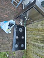 Atag 5-pits gasfornuis + professionele afzuigkap, Witgoed en Apparatuur, Fornuizen, Gebruikt, 60 cm of meer, Ophalen of Verzenden