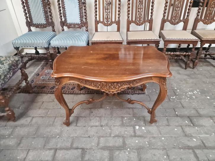 Antieke Louis xv salontafel barokstijl, Antiek en Kunst, Antiek | Meubels | Tafels, Ophalen