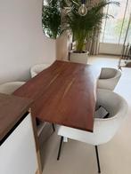 Eettafel mango hout 160x80, Huis en Inrichting, Tafels | Eettafels, Ophalen, 50 tot 100 cm, Zo goed als nieuw, 150 tot 200 cm