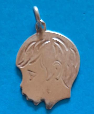 Kettinghanger/bedel zilver 835, model JONGENSKOPJE beschikbaar voor biedingen