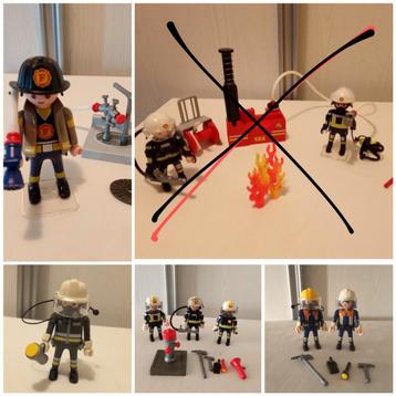 Playmobil diverse brandweer sets, brandweermannen en vrouwen beschikbaar voor biedingen