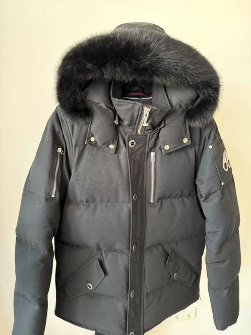 Moose Knuckles Q3 Parka, Maat L, Kleding | Heren, Jassen | Winter, Zo goed als nieuw, Maat 52/54 (L), Zwart, Ophalen of Verzenden