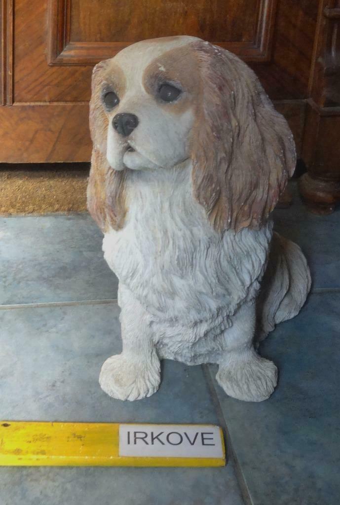 CAVALIER KING CHARLES SPANIËL * GROOT Beeld ! *, Verzamelen, Beelden en Beeldjes, Zo goed als nieuw, Dier, Ophalen of Verzenden