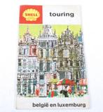 landkaart shell touring België - Luxemburg - 1964, Boeken, Atlassen en Landkaarten, Ophalen of Verzenden, België of Luxemburg