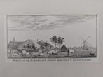 5 / Gezigt op de Zomervaart in Haarlem Gravure uit jaar 1761, Ophalen of Verzenden