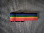 Bagageriem in kleuren van de regenboog ( NIEUW! ), Overige materialen, Nieuw, Ophalen of Verzenden, 70 cm of meer