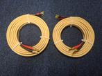 2 x2,30 meter Van den Hul CS-122 Hybrid Halogen Free Kabels, Ophalen of Verzenden, Gebruikt, 2 tot 5 meter, Optische kabel