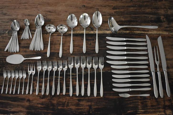 Gero Zilduro 760 Amoretti cassette aanv. messen lepels etc, Huis en Inrichting, Keuken | Keukenbenodigdheden, Gebruikt, Ophalen of Verzenden